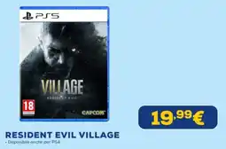 Euronics PS5 Resident evil village offerta
