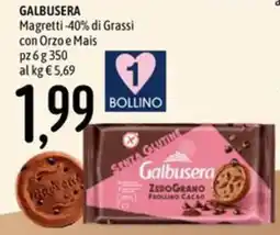 Emisfero GALBUSERA Magretti -40% di Grassi con Orzo e Mais offerta