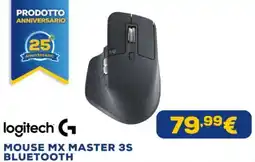 Euronics Logitech mouse mx master 3s bluetooth offerta