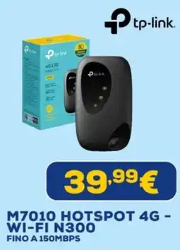 Euronics tp-link M7010 HOTSPOT 4G - WI-FI N300 offerta