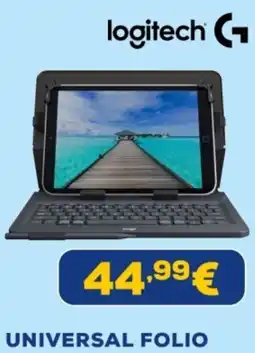 Euronics Logitech universal folio offerta