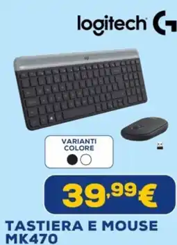Euronics Logitech tastiera e mouse MK470 offerta