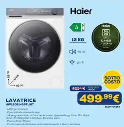 Euronics Haier LAVATRICE HW120B14367U1IT offerta