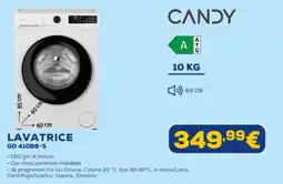 Euronics CANDY LAVATRICE GD 410B8-S offerta