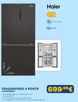 Euronics Haier FRIGORIFERO 4 PORTE HCR3818ENPT offerta