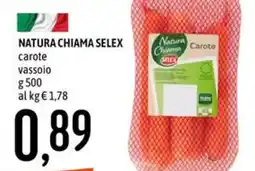 Emisfero NATURA CHIAMA SELEX carote vassoio offerta