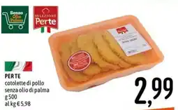 Emisfero PER TE cotolette di pollo senza olio di palma offerta