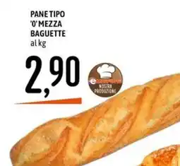 Emisfero Pane tipo '0' mezza baguette offerta