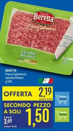 Emisfero BERETTA Fresca Salumeria salame Milano offerta