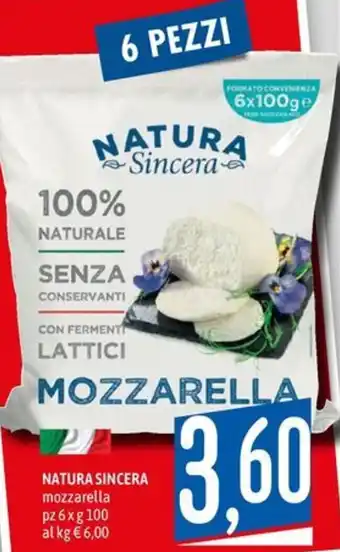Emisfero NATURA SINCERA mozzarella offerta