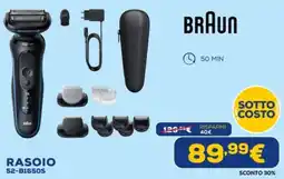Euronics Braun rasoio 52-B1650S offerta