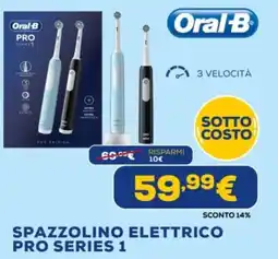 Euronics Oral-b spazzolino elettrico pro series 1 offerta