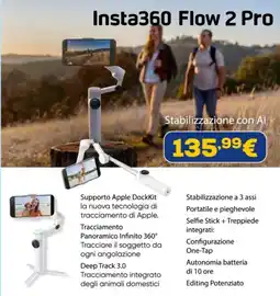 Euronics Insta360 Flow 2 Pro offerta