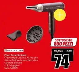 MediaWorld BELLISSIMA Phon Ceramic Sonic offerta