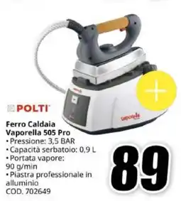 MediaWorld POLTI Ferro Caldaia Vaporella 505 Pro offerta