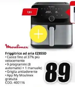 MediaWorld Moulinex Friggitrice ad aria EZ855D offerta