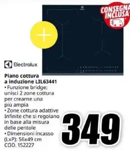 MediaWorld Electrolux Piano cottura a induzione LIL63441 offerta