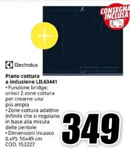 MediaWorld Electrolux Piano cottura a induzione LIL63441 offerta