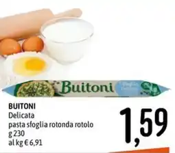 Emisfero BUITONI Delicata pasta sfoglia rotonda rotolo offerta