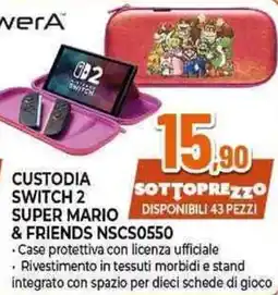 Expert Powera custodia switch 2 super mario & friends NSCS0550 offerta