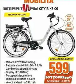 Expert Smart ay city bike C6 offerta