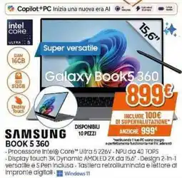 Expert SAMSUNG BOOK 5 360 offerta