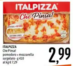 Emisfero ITALPIZZA Che Pinsa! pomodoro + mozzarella surgelato offerta