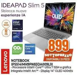Expert Lenovo NOTEBOOK IPS5141MH9PN83DA009LIX offerta
