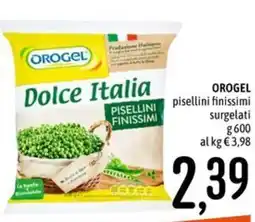 Emisfero OROGEL pisellini finissimi surgelati offerta