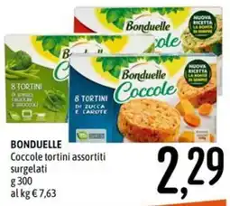 Emisfero BONDUELLE Coccole tortini surgelati offerta