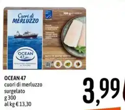 Emisfero OCEAN 47 cuori di merluzzo surgelato offerta