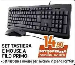 Expert Trust set tastiera e mouse a filo primo offerta