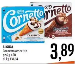 Emisfero ALGIDA Cornetto offerta