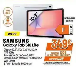 Expert SAMSUNG Galaxy Tab S10 Lite offerta