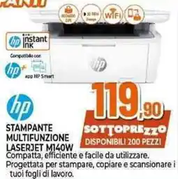 Expert Hp stampante multifunzione laserjet M140W offerta