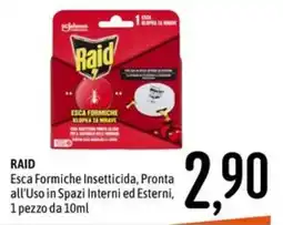 Emisfero RAID Esca Formiche Insetticida, Pronta all'Uso in Spazi Interni ed Esterni offerta