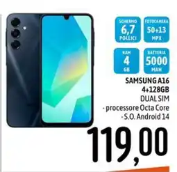 Emisfero SAMSUNG A16 4+128 GB offerta