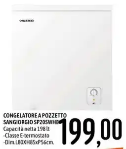 Emisfero CONGELATORE A POZZETTO SANGIORGIO SP20SWHE offerta