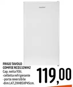 Emisfero FRIGO TAVOLO COMFEE RCD132WH2 offerta