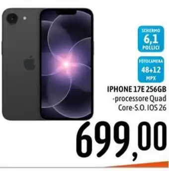 Emisfero Iphone 17E 256GB offerta