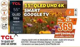Expert TCL TV QLED 55" UHD 4K 55P8K offerta