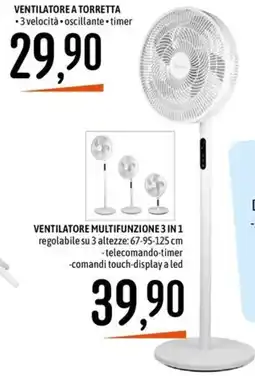 Emisfero Ventilatore multifunzione 3 in1 offerta
