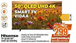 Expert Hisense TV QLED 50" UHD 4K 50E79Q offerta
