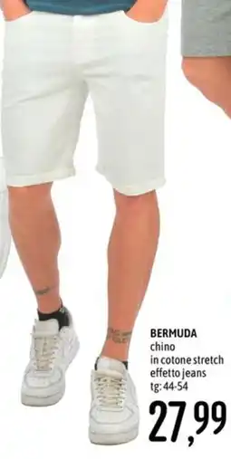 Emisfero BERMUDA chino in cotone stretch effetto jeans offerta