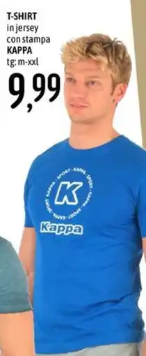 Emisfero T-SHIRT in jersey con stampa KAPPA offerta