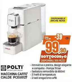 Expert POLTI MACCHINA CAFFE' CIALDE PCEU0127 offerta