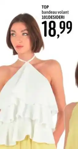 Emisfero TOP bandeau volant 101DESIDERI offerta