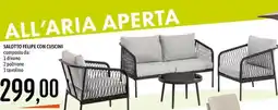 Emisfero Salotto felipe con cuscini offerta