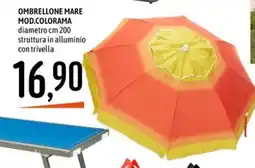 Emisfero Ombrellone mare mod.colorama offerta