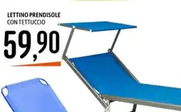 Emisfero Lettino prendisole con tettuccio offerta